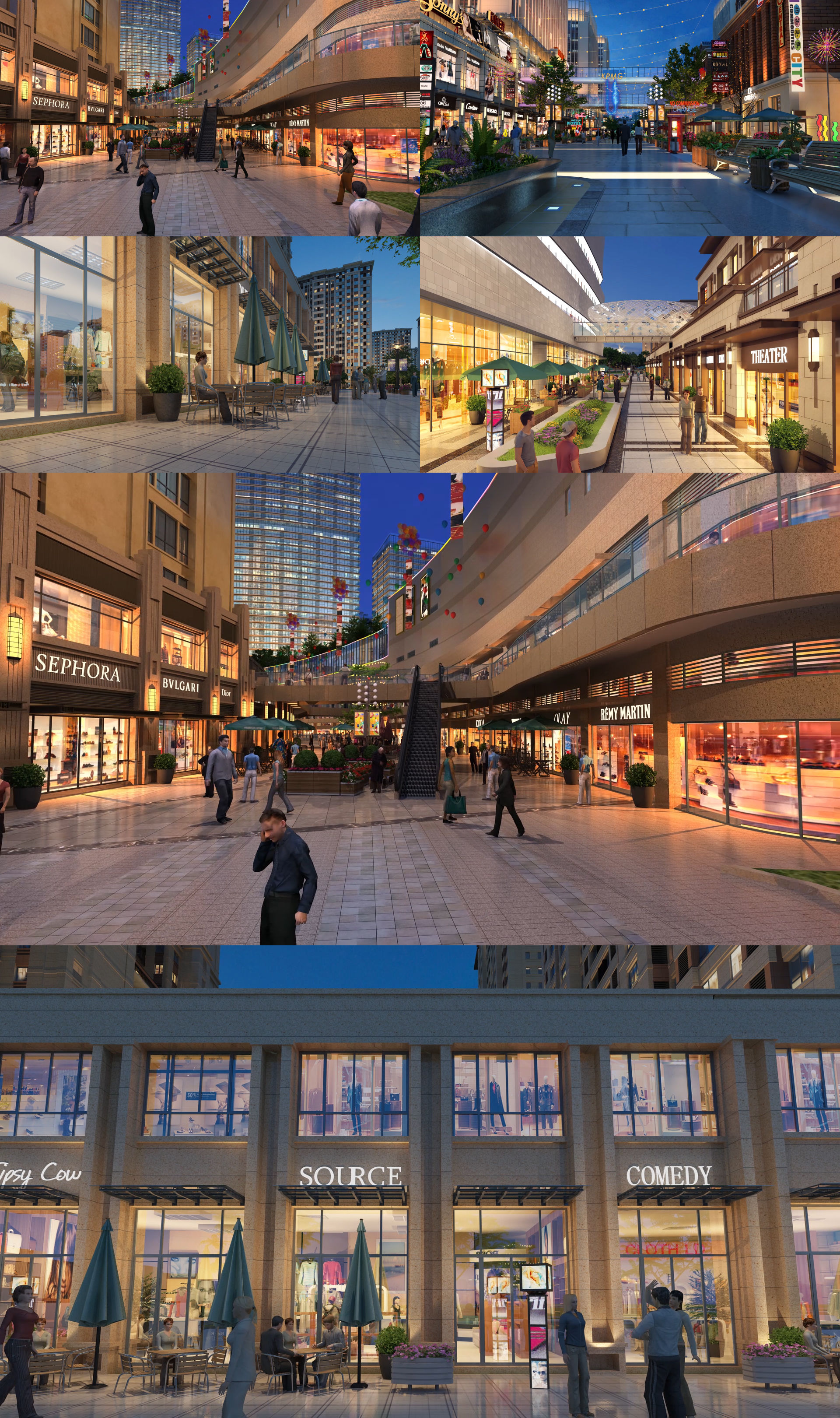 ?？阼鴻鍨成虡I街 融合熱帶風情與現代商業的規劃設計